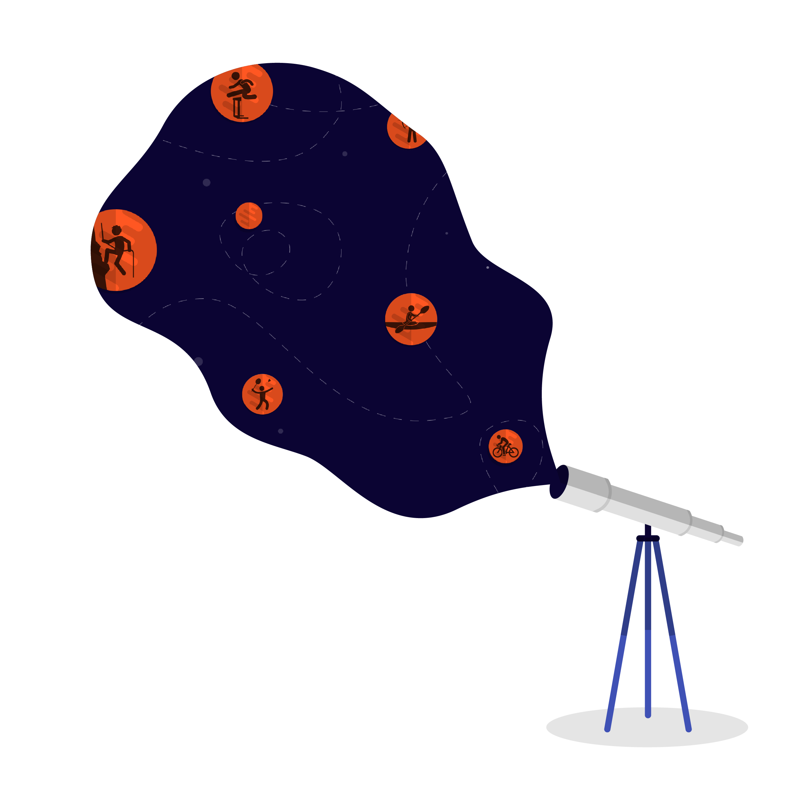 Sporti's telescoop